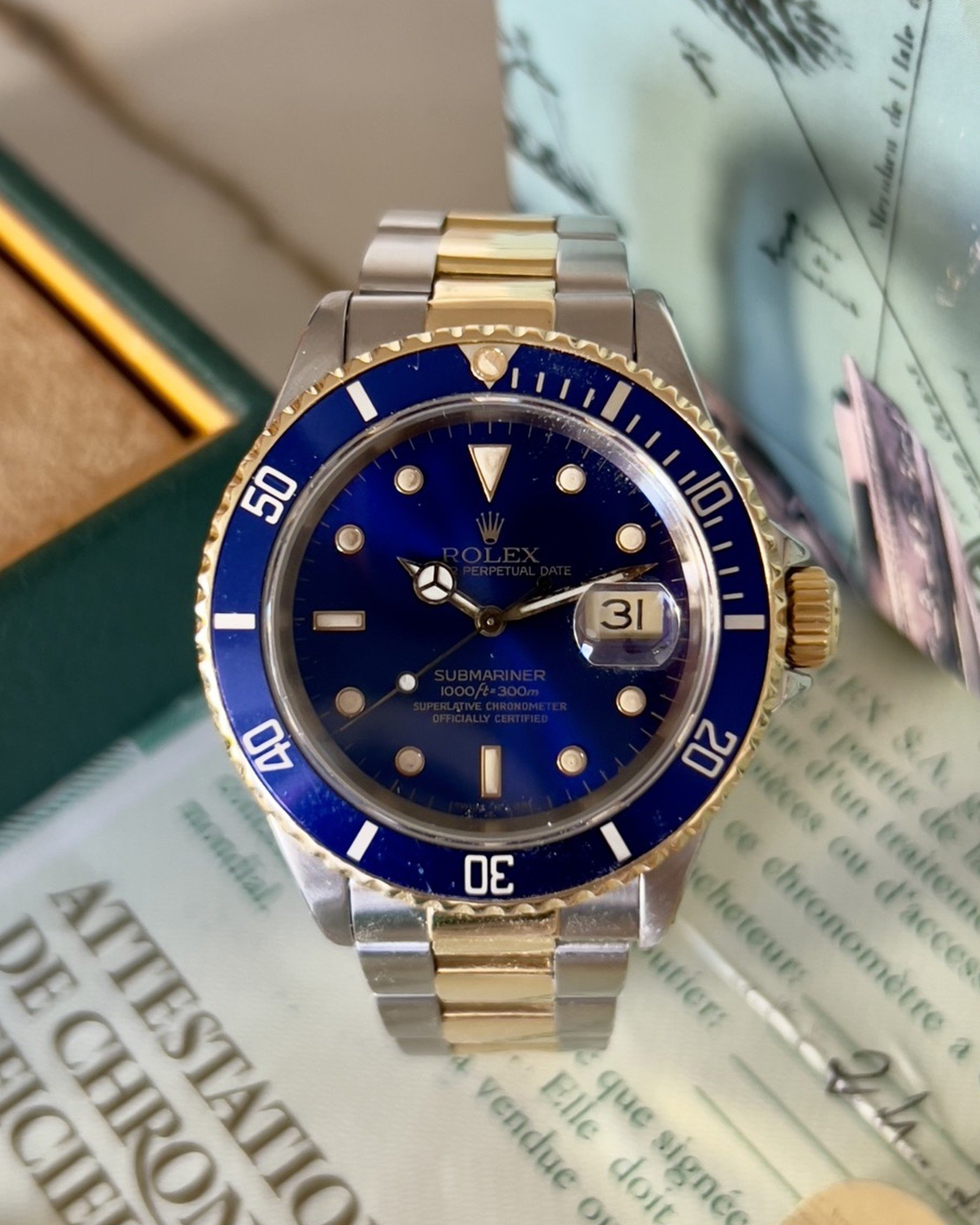 Rolex Submariner Date 16613 « Bluesy »